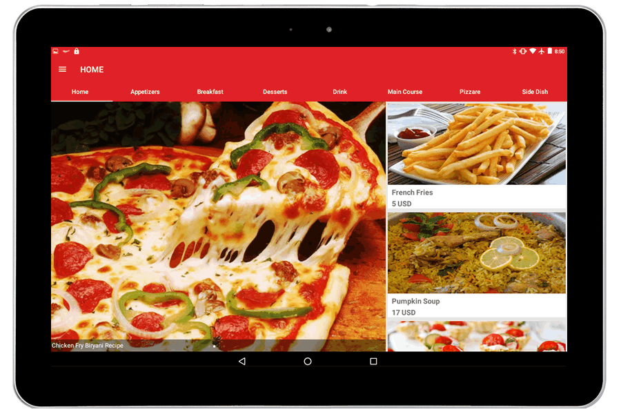 Order taking restaurant app development India 1