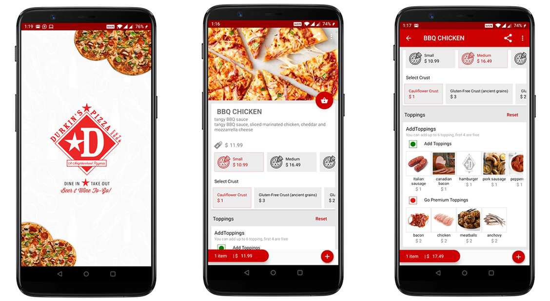 White label pizzeria mobile app 1