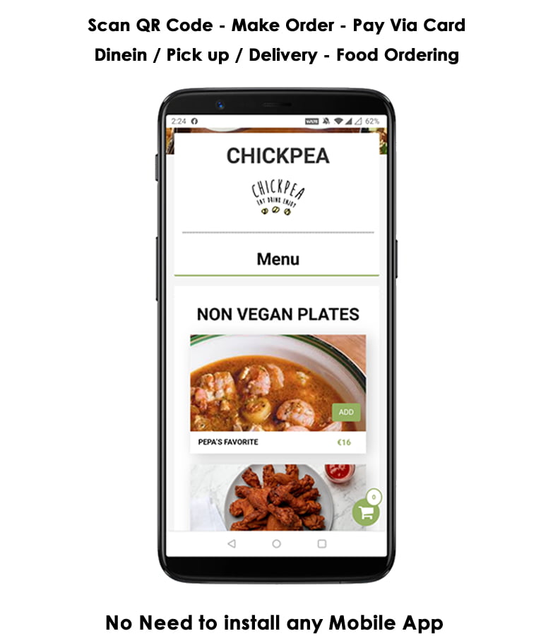qr code menu contactless digital food menu 1