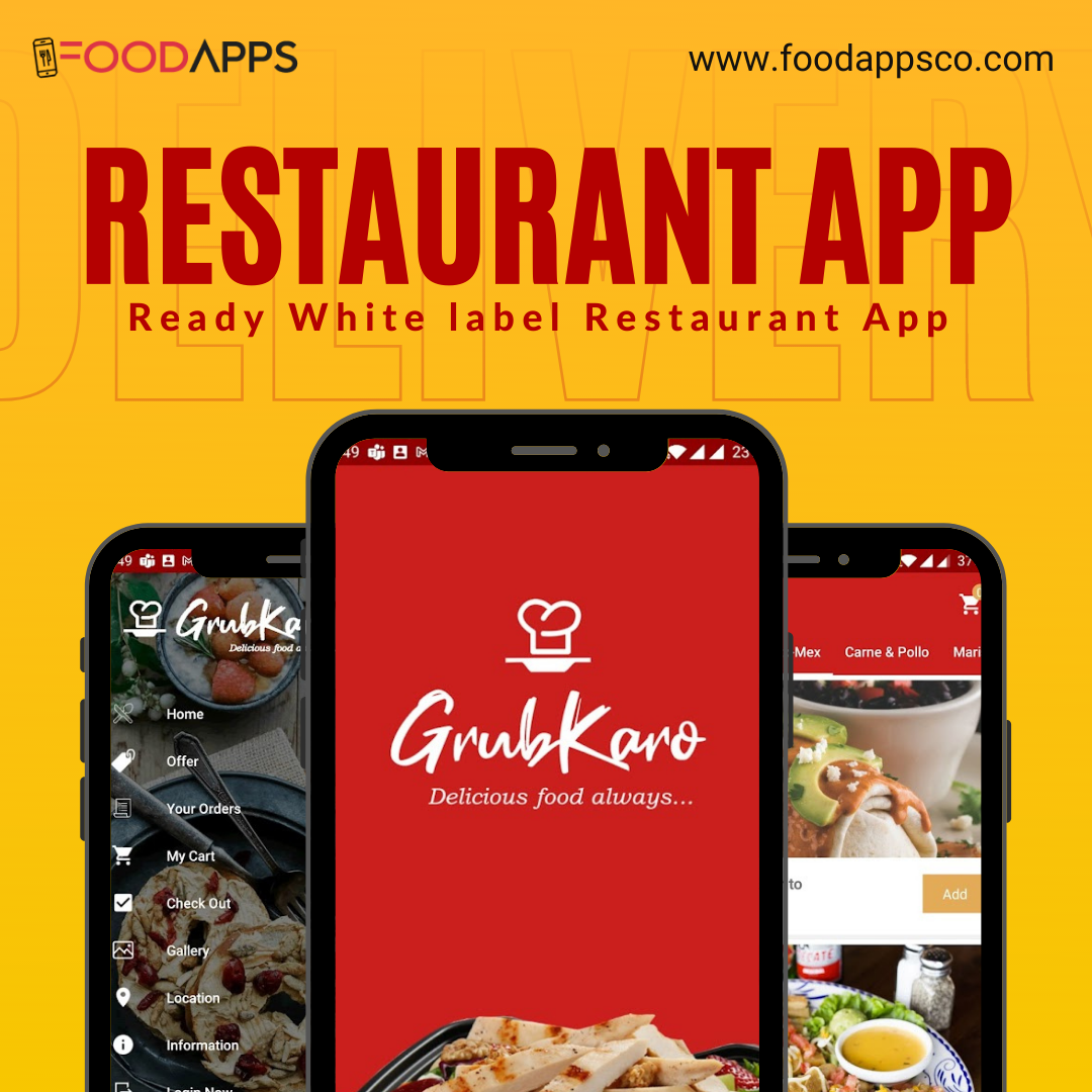 White Label Food Ordering App For Restaurant Business 799