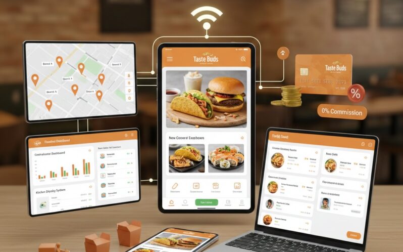 Food Ordering System for Single & Multi Branch Restaurants