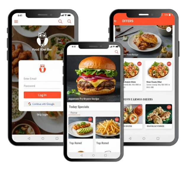 Entwicklungsunternehmen für Apps zur Essensbestellung