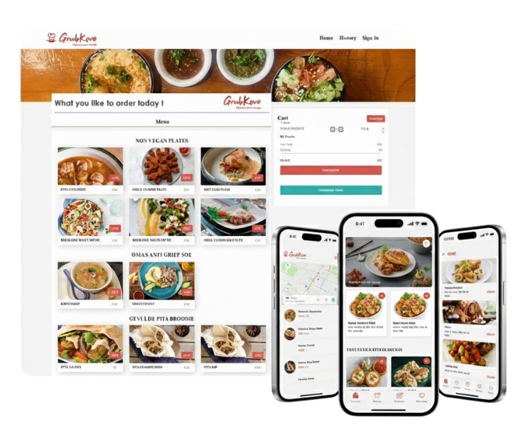 White label Food Ordering System Food apps