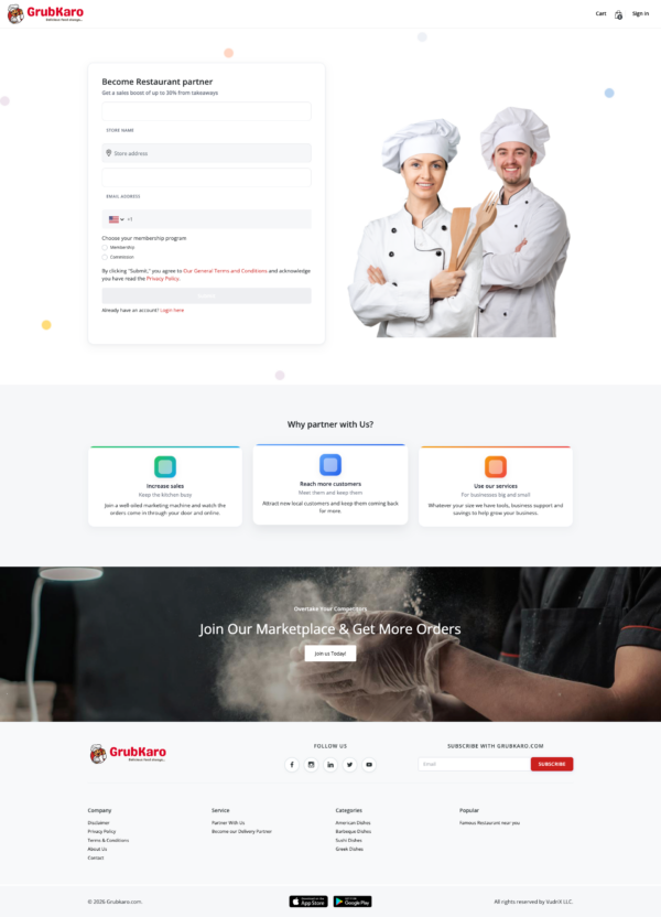 ready made food delivery marketplace solution 1