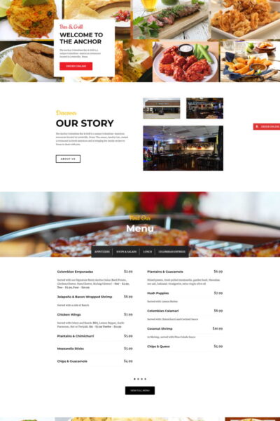 restaurant website designer 768x1313